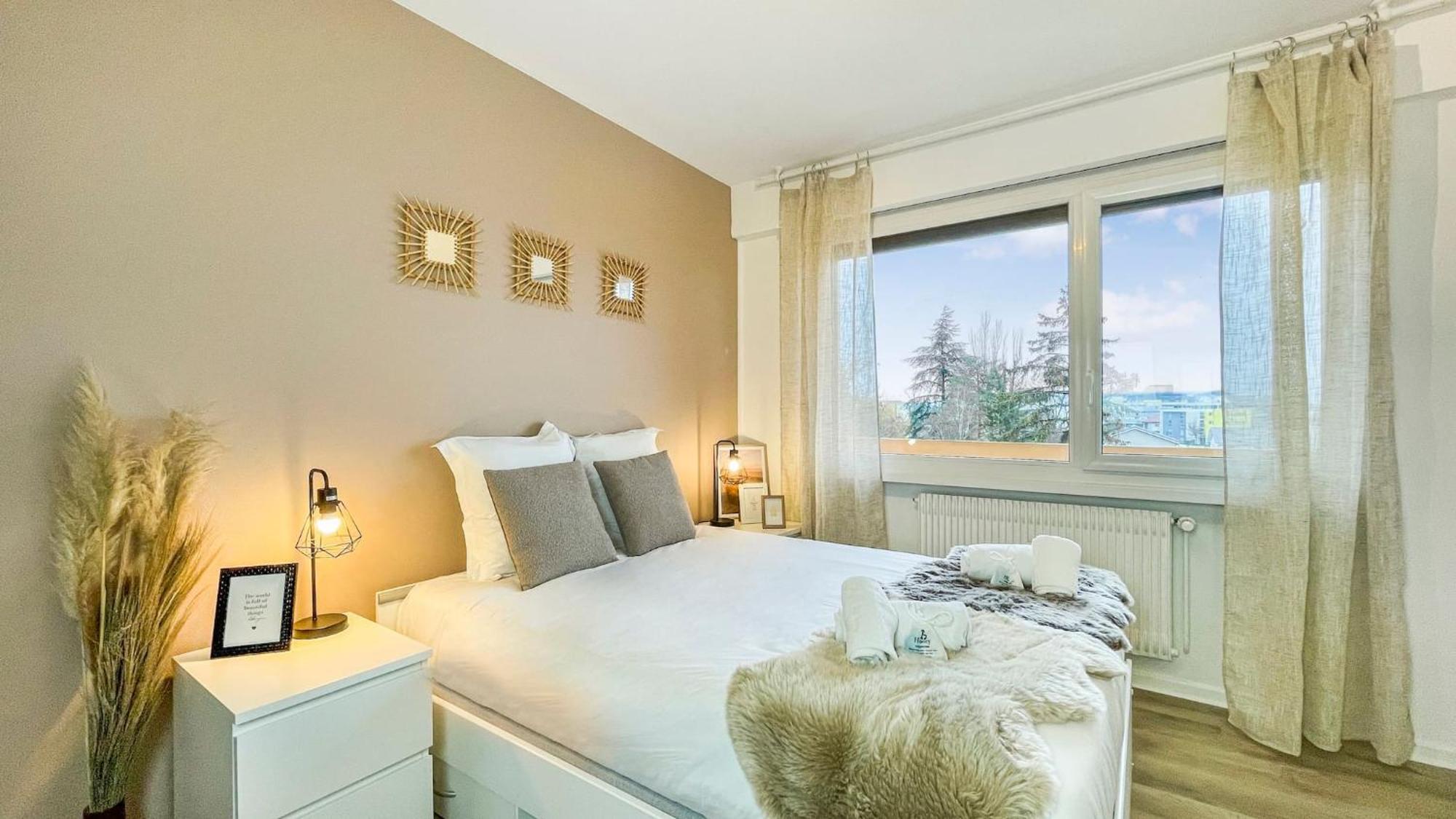 Homey La Coloc Mugi - Colocation Haut De Gamme - Chambres Privees - Balcon - Wifi Et Netflix - Proche Transports Commun Annemasse Bagian luar foto
