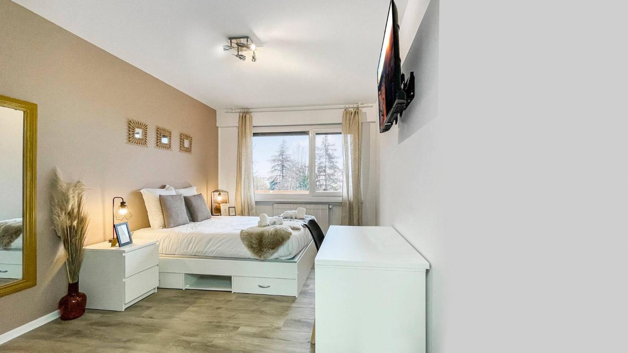 Homey La Coloc Mugi - Colocation Haut De Gamme - Chambres Privees - Balcon - Wifi Et Netflix - Proche Transports Commun Annemasse Bagian luar foto