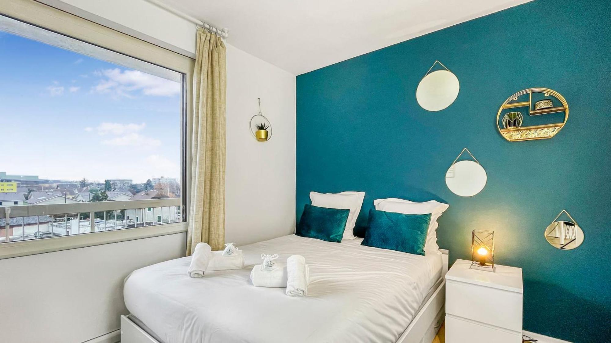 Homey La Coloc Mugi - Colocation Haut De Gamme - Chambres Privees - Balcon - Wifi Et Netflix - Proche Transports Commun Annemasse Bagian luar foto